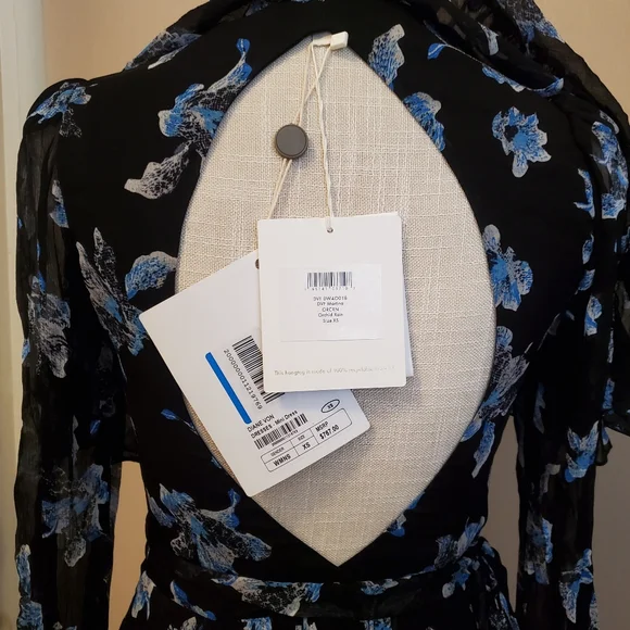 Diane Von Furstenberg Ruffled sheer dress size XS - Picture 5 of 7